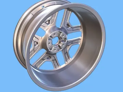 Jeep Renegade 4xe S 2020 19-inch rim  3D print model