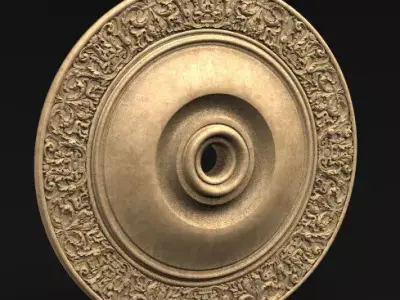 Ceiling Relef 1   3D STL Model 3D print model