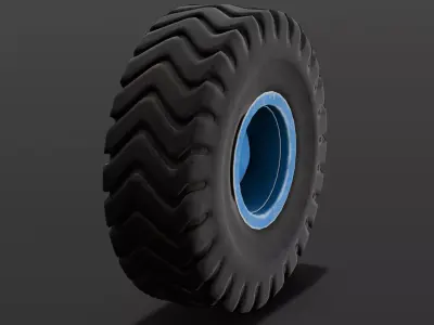 Tire 3D Model  Low-poly 3D model by InfiniteSolution3D
