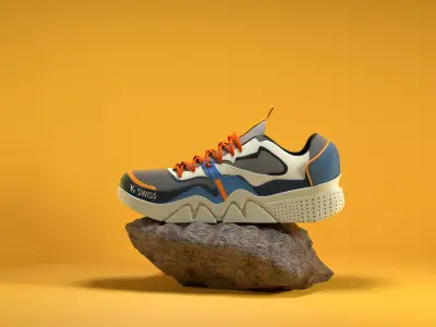shoes - K-Swiss 3D model