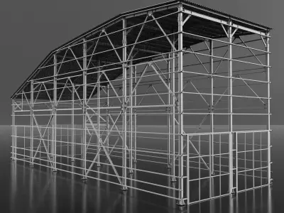 Grain Warehouse 3D model