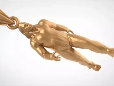 Bigfoot Pendant 3D print model