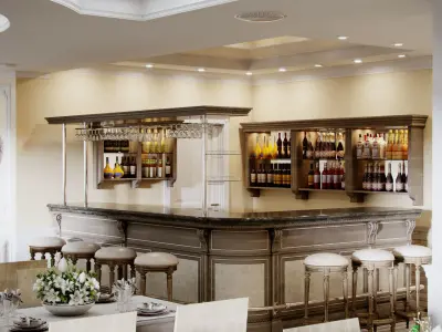 Banqueting hall 3D model