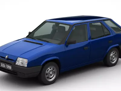 Skoda Forman 3D model