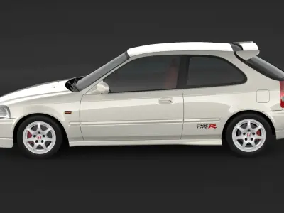 Honda Civic Type R 3D model