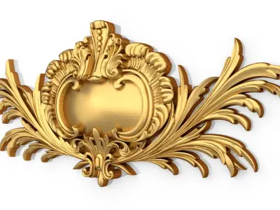 Classic decor ornament 82 3D model