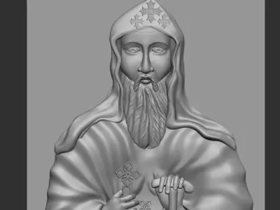 ava shenouda the head of the annunciation 3D print model