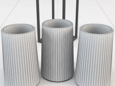 Vase ROY - D13xH20cm - JYSK 3D model