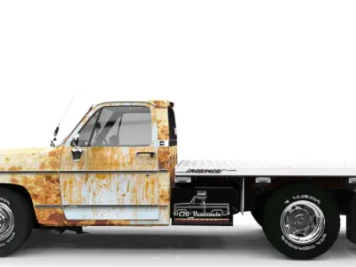 CHEVROLET C10  Low-poly 3D model