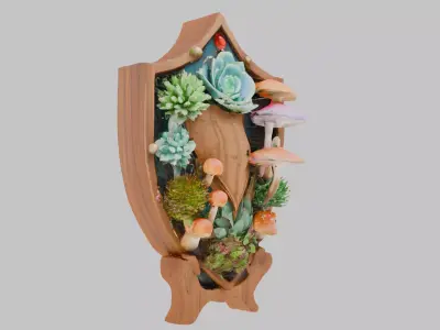 Stylized Female Figure Collection Low-poly 3D model