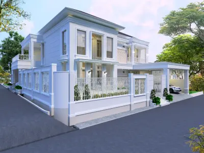 Luxury house 3D model shop