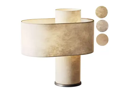 Beige Heron Table Lamp 3D model