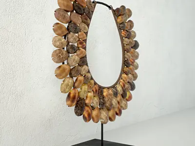 Native shell decor 3D model