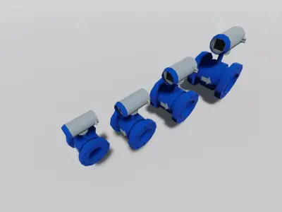 Electromagnetic Flowmeter 3D print model