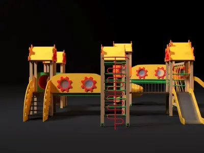 Children playground 3D model