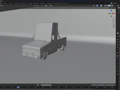 toon car 3D model by Sobhi3DSH