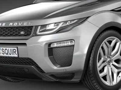 Range Rover Evoque 3-door 2016 3D model
