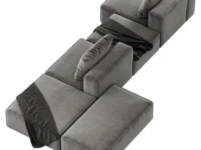 Dukas Lay modular sofa 3D model