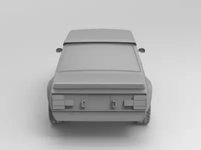 FIAT 131  3D model