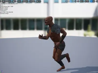 Hobgoblin - Rigged for Unreal Engine Low-poly 3D model
