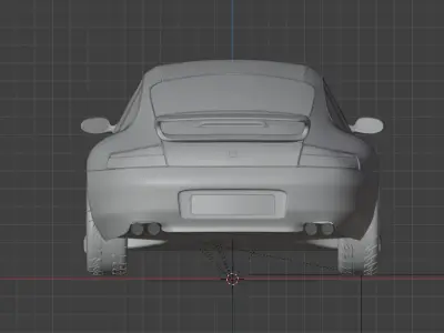 Pourche 911 3d model 3D model