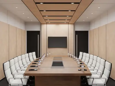 office-interior 3D model
