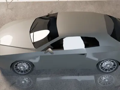 Alfa Romeo Brera Low-poly 3D model