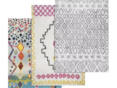 Rug Set 1737 3D model