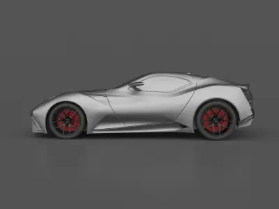 Icona vulcano Titanium  3D Model Ready to Print STL File 3D print model