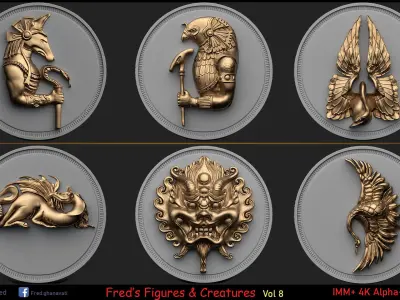 Figures -Creatures Ornament Vol 8 3D model