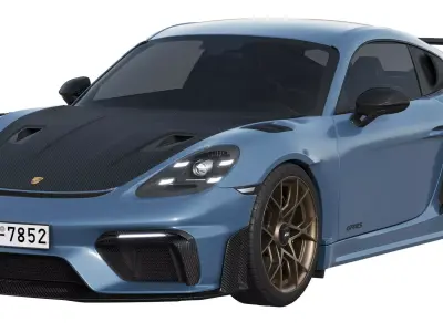 Porsche 718 Cayman GT4 RS 2022 3D model