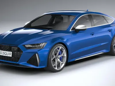 Audi RS7 Sportback 2024 3D model