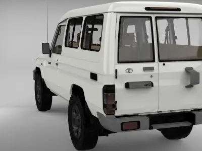 Toyota Land Cruiser J78 2014-2023 3D model