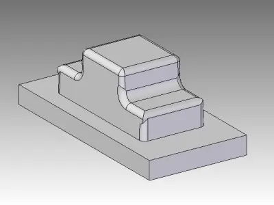 Injection box of a toy car Free 3D model