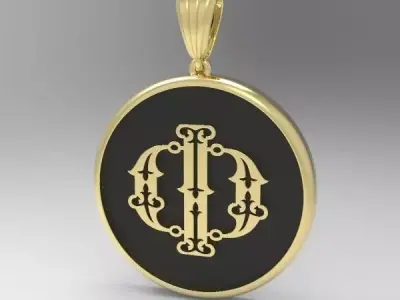 Decorative Letter Ph 3D print model