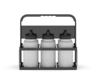 Athletics Water Bottle Carrier Collapsible 3D model