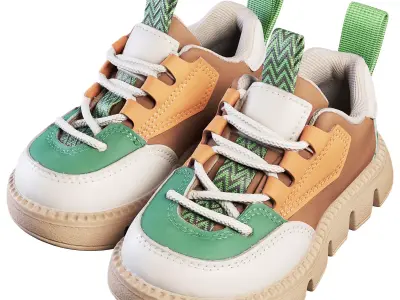 Kids Sneakers by ShishaNG 3D model