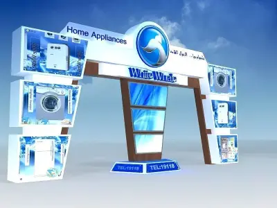 Fair Gate exhibition Event a384b 3D model
