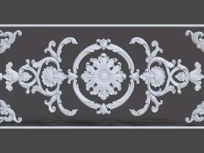 Furniture wood carving file stl for 3D print model 1022 3D print model