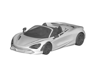  McLaren 720S Spider 3D model