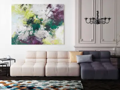 Galaxy And Earth Frame 3D model