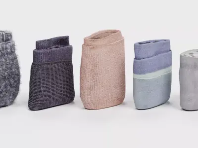 -Folded Socks Set- 3D model
