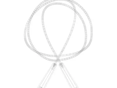 Jump Rope Low-poly 3D model