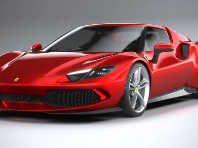 Ferrari 296 GTB 2022 3D model