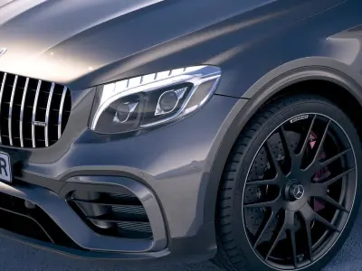 Mercedes GLC63 S AMG 2018 3D model