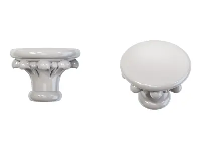 Classic leg 090 3D model