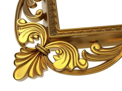 Carved Picture Frame 3D model 91