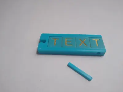 Customizable Tag - Dovetail Tile System Free 3D print model