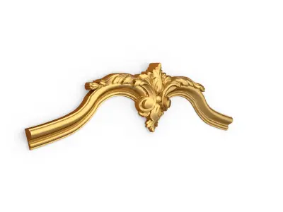 Classic decor ornament carved 10 3D model