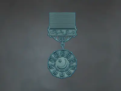 Hilal a Jurat Relief 3D print model 3D print model